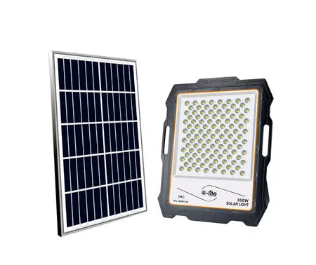 Black Solar Floodlight