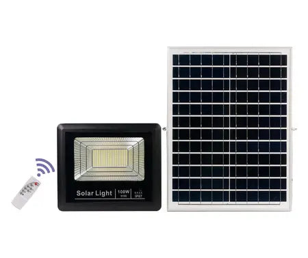 Black Solar Floodlight