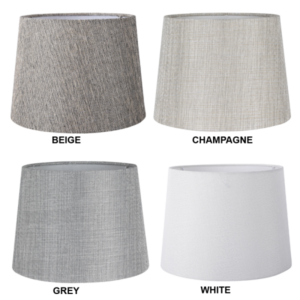 Brightstar SH010 & SH011 Elegant Fabric Table & Floor Lamp Shades (Multiple Sizes & Colors)