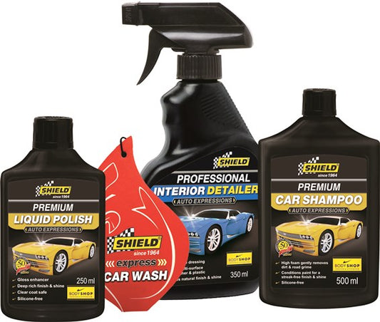 SHIELD CAR CARE VALUE BANDED PACK