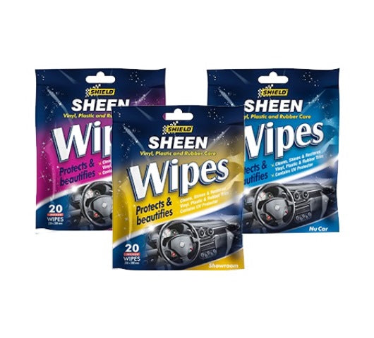 Shield Sheen Interior Wipes 20Pack Sh150