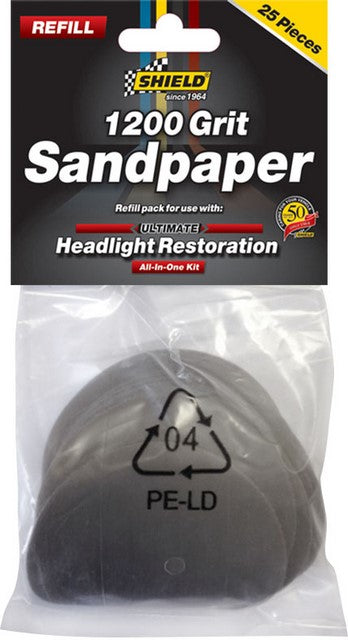 Shield Headlight Restoration Sand Paper Sh756