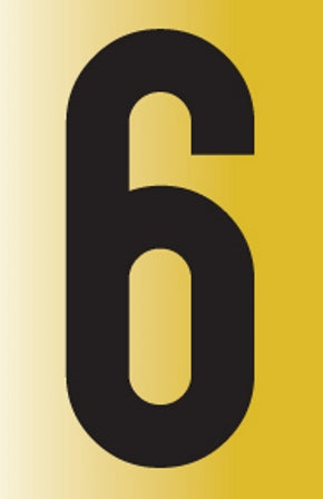 Sign Reflective No.6 55X90Mm