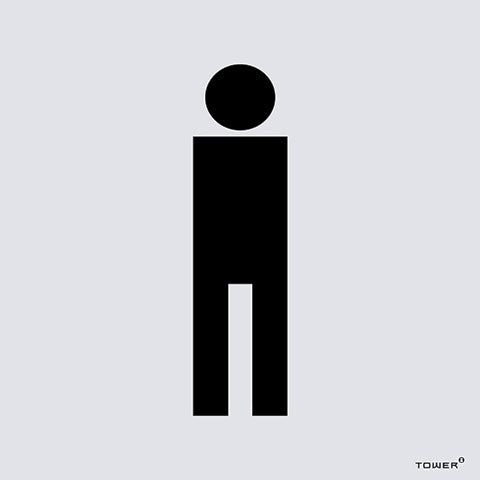 Sign Aluminium Mod-2 M Toilet 150X150Mm