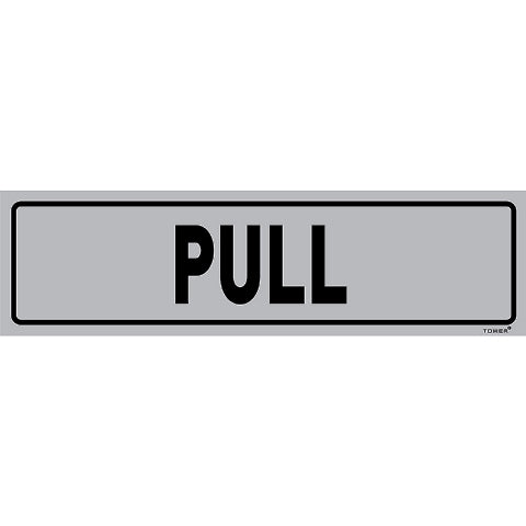 Sign Aluminium Pull Horizontal 180X150Mm