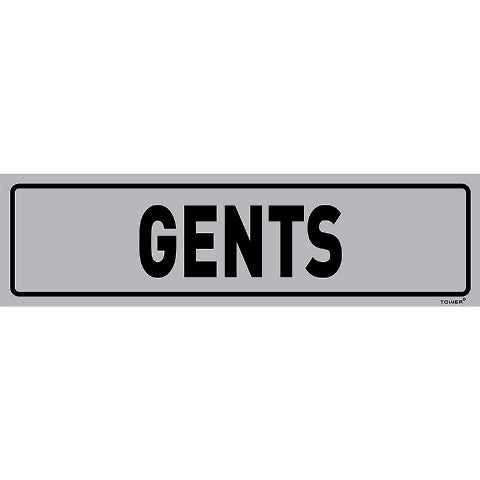 Sign Aluminium Gents 180X150Mm