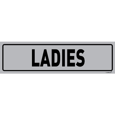 Sign Aluminium Ladies 180X150Mm