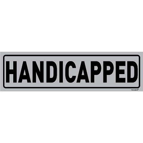 Sign Aluminium Physically Challenged 180X150M