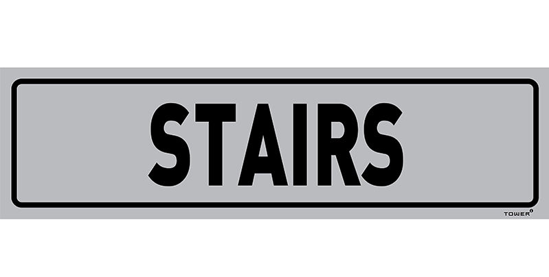 Sign Aluminium Stairs 180X150Mm