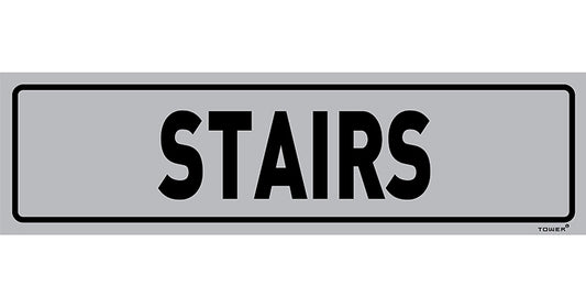 SIGN ALUMINIUM STAIRS 180X150MM