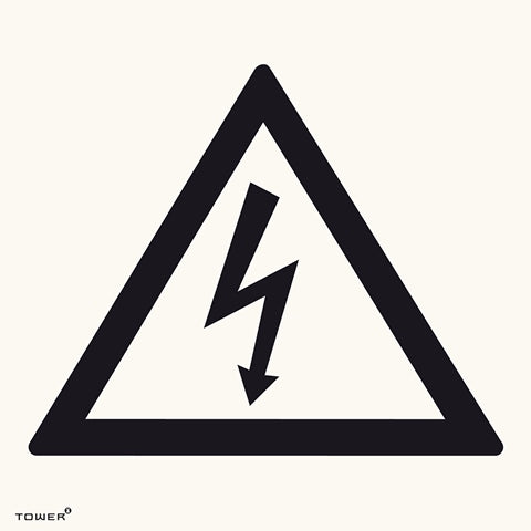 Sign Ph/Lum 190X190Mm No Frame Electrical Warn