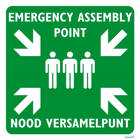 Sign Cromadec 440X440Mm Assembley Point