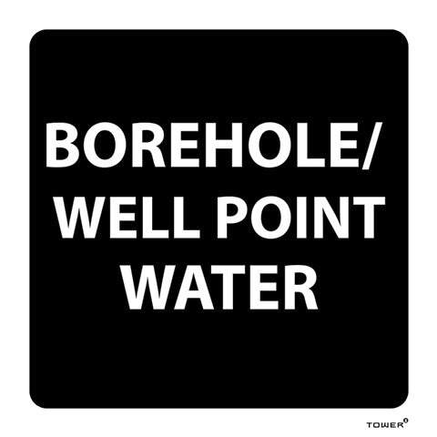Sign Borehole 4 Screwplugs&Dbl Sd Tape