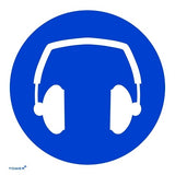 Sign Ph/Lum Hearing Protect 190X190Mm
