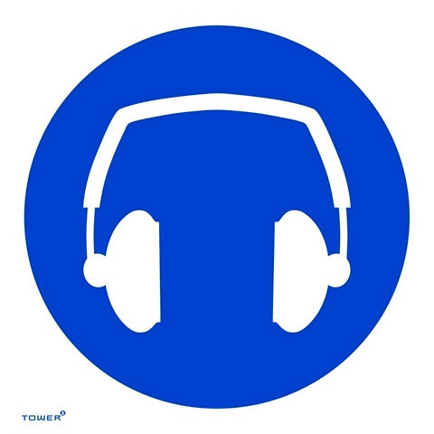 SIGN PH/LUM HEARING PROTECT 190X190MM