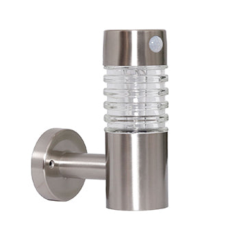 Solarmate S/Steel Wall Light+ Pir 5/100
