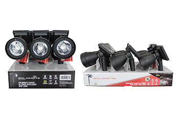 Solarmate Spotlight Plastic 20Lum P/9