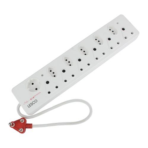 Lesco Domestic Multiplug 12 Way, 6 x 16A, 5 x IEC, 1 x Shucko