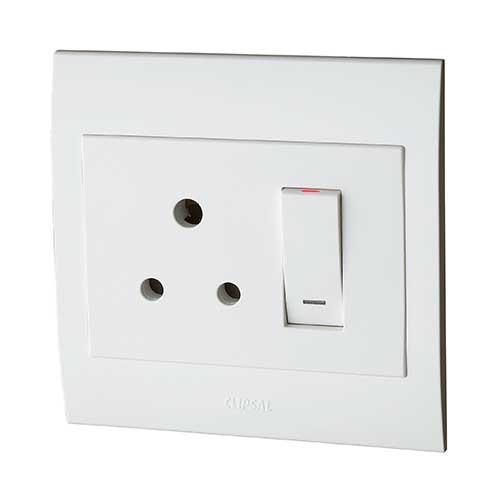 Schneider Electric S3000 Monoblock Single Standard Switched Socket Outlet