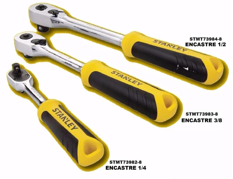 Ratchet Stanley 1/4" Dr B/Hx Stmt73983-8