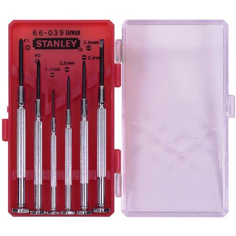 Screwdriver Stanley.Prec 6Pc Stht66039-8