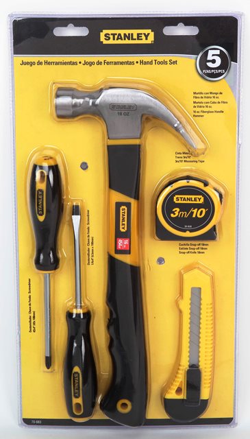 Tool Set Stanley 5Pc 70-883