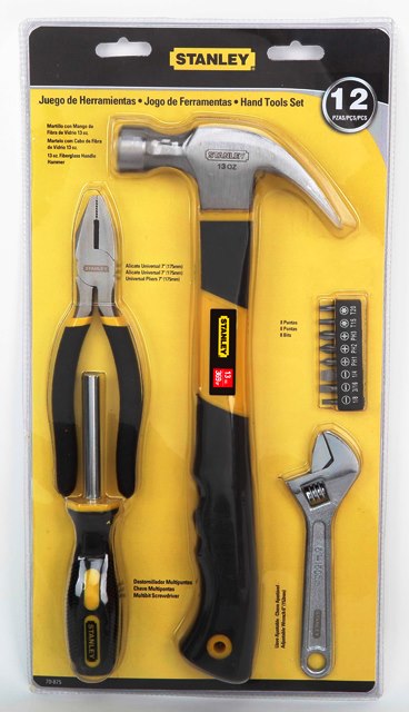 Tool Set Stanley 12Pc 70-875