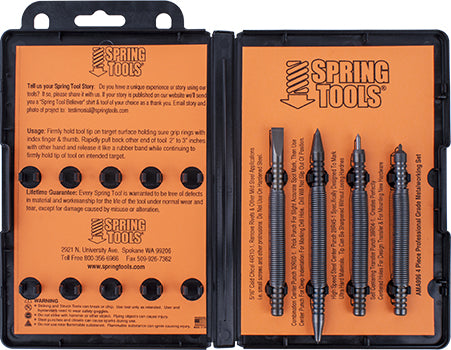 Spring Tool 4-Pc Metal Working Set