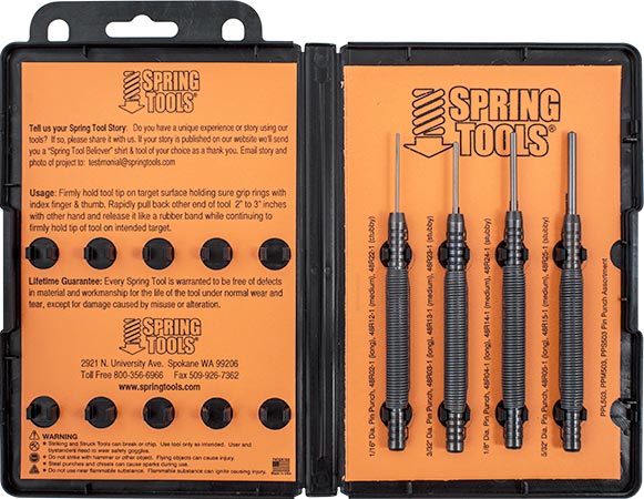 Spring Tool 4-Pc Pin Removal Set