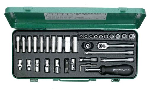 Socket Stahlwille Set 1/4Dr 40Ad/9/4 Sae