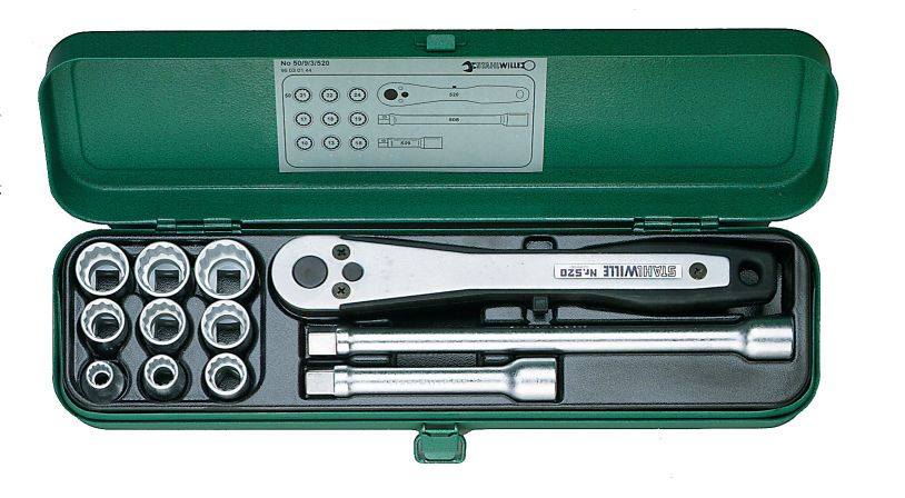Socket Stahlwille Set 1/2Dr 50A/17/6N Sae