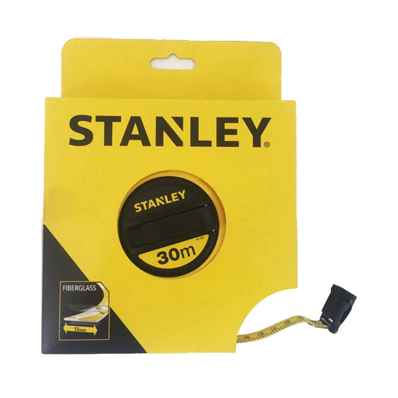 MEASURING TAPE STANLEY 30MX12MM F/GLASS C/CASE  STHT34297-8