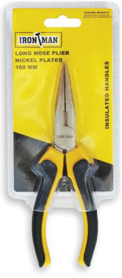 Plier Long Nose Ironman 150Mm N/Pl D/Forge Im84019