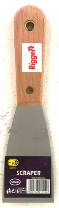 Scraper Paint  50Mm Wood Hndl Rigger