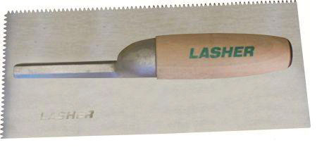 Trowel Floor Lasher 280Mm Serated Edge Wood Hndl Fg10062