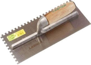 Trowel Tiler Lasher 6X6X6 Notched Poly Hndl Fg10076
