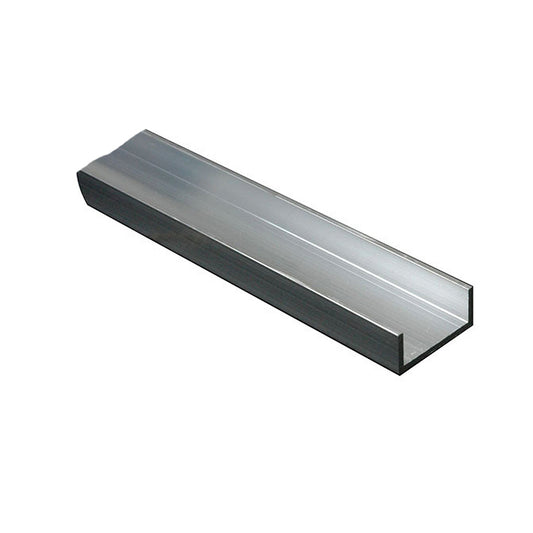 STRAIGHT EDGE ALU W/FINGER GRIP U SHAPE 2.0MT