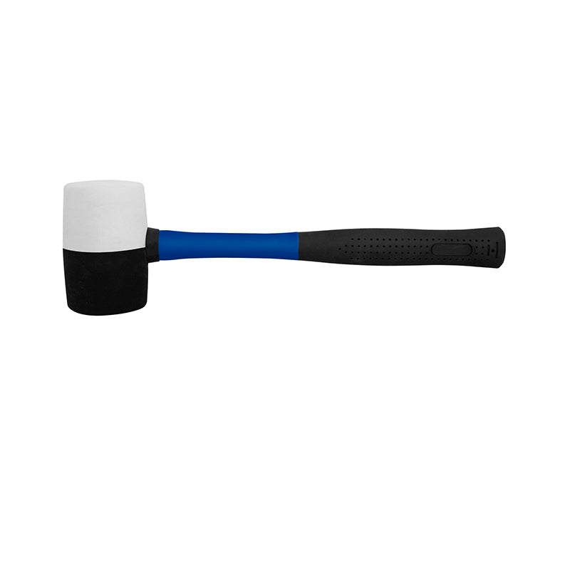 HAMMER MARATHON RUBBER MALLET SQ FACE ZEBRA F/G HNDL 450G
