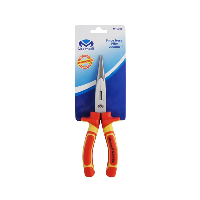 PLIER MARATHON  LONG NOSE 200MM VDE M15VDE