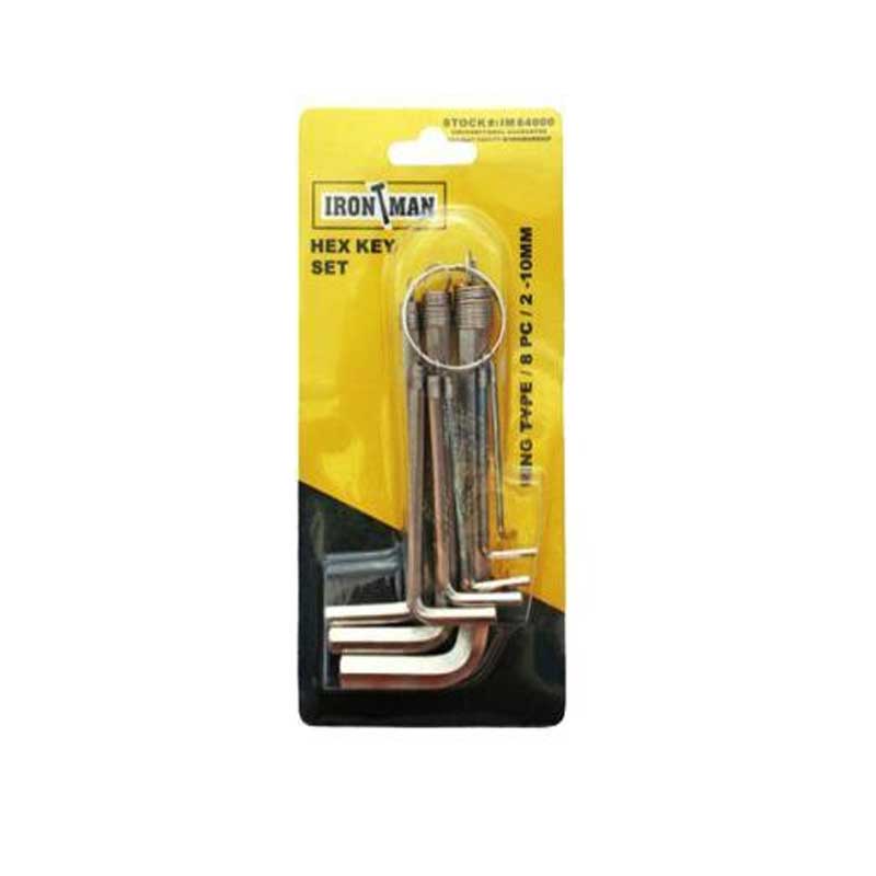 ALLEN KEY SET 8PCE IRONMAN