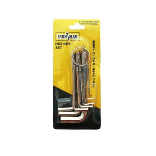 ALLEN KEY SET 8PCE IRONMAN