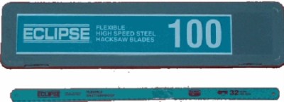 Saw Blade Hacksaw Eclipse Hss Shatterproof 24Tpi Box 100