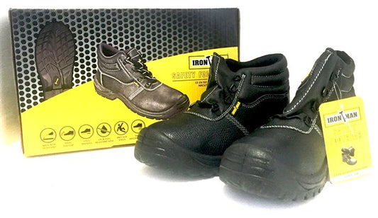Safety Boots Ironman Oil/Acid St/Cap St/Midsole Blk Size  5