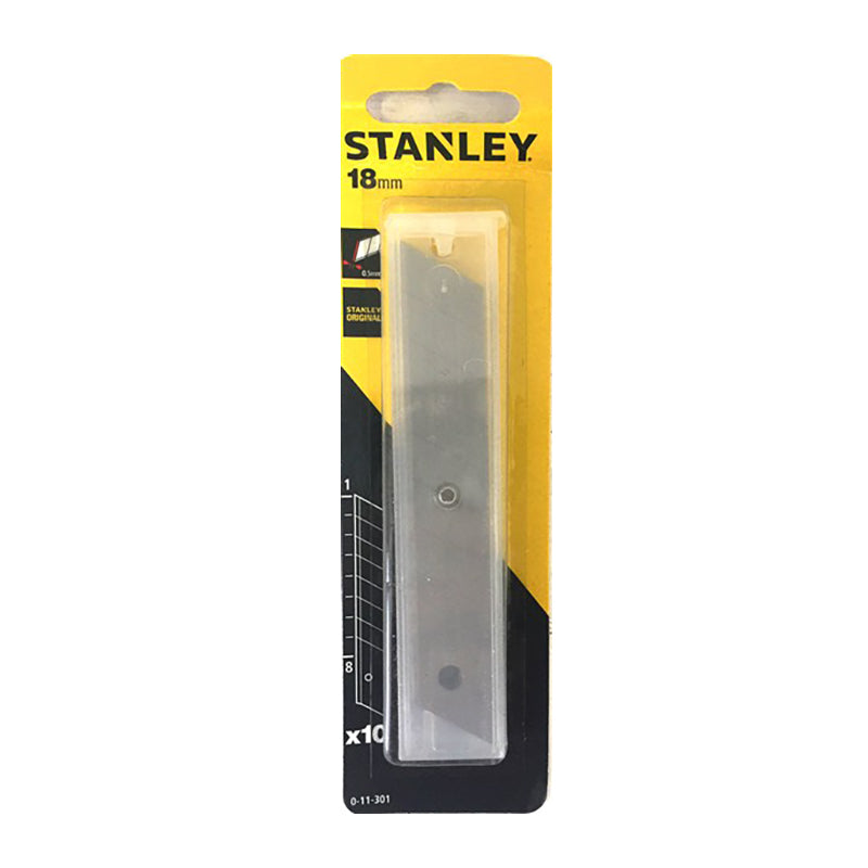 KNIFE BLADES SNAPOFF STANLEY 10 S 18.0MM DIY STHT11147-8Q