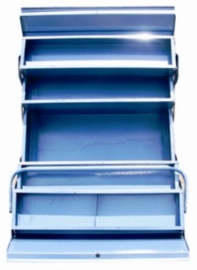 Toolbox 5 Tray Metal Cantelever Diy Ght238