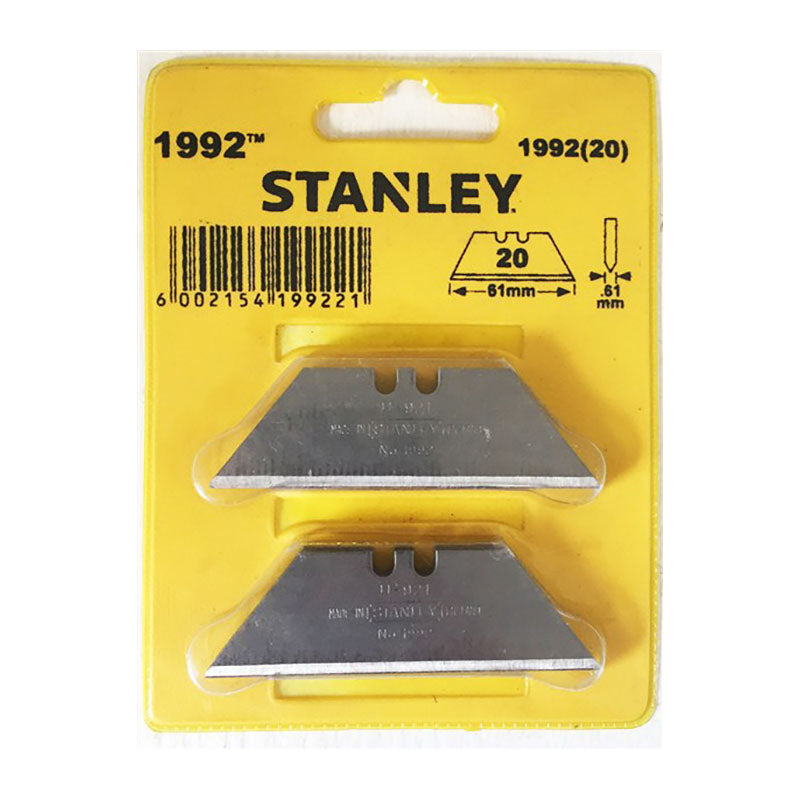 KNIFE BLADES TRIM STANLEY H/DUTY CARD 20 1992-20