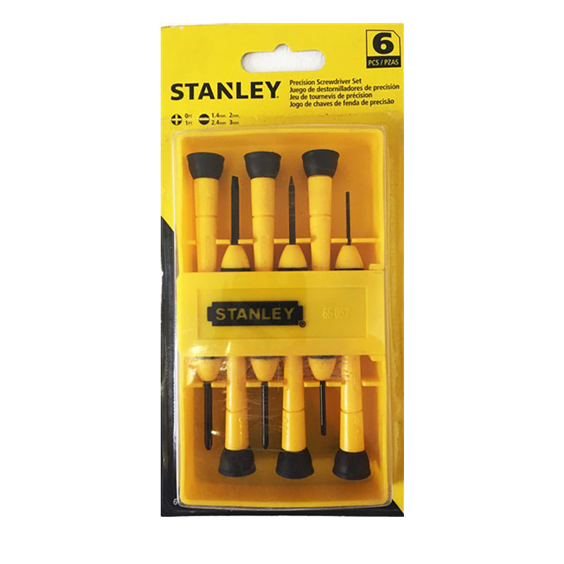 SCREWDRIVER SET STANLEY 6PCE PRECISSION 66-052