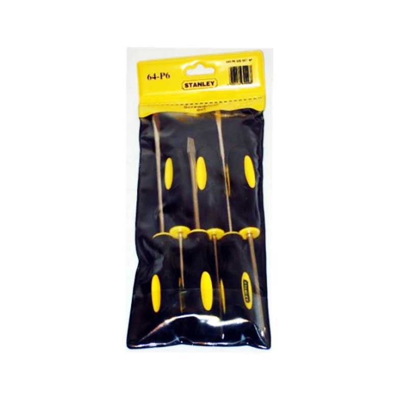 SCREWDRIVER SET STANLEY 6PCE WALLET 64-P6