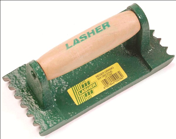Trowel Reeder Grano Six Groove Lasher Fg10228