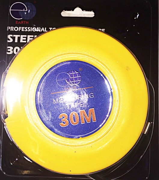 Measuring Tape 30Mt Nylon Roll-Up Diy Thmt4817